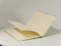 luxe A5 notitieboek - groen, geel, blauw