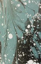 luxe notitieboek - blauw, wit, bruin