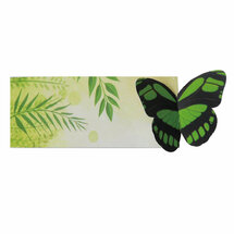 3d vlinder boekenlegger - groen