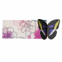 3d vlinder boekenlegger - paars