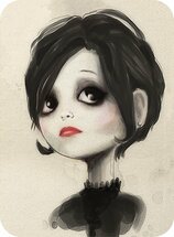 luxe wenskaart santoro eclectic cards - Mademoiselle