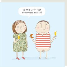 wenskaart rosiemadeathing - first brunch