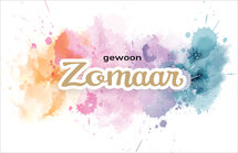 wenskaart - zomaar - verfspetters