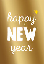 nieuwjaarskaart - happy new year