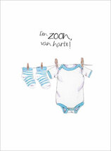 wenskaart christa mulder - een zoon van harte