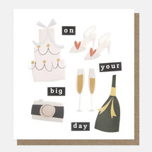 trouwkaart caroline gardner - on your big day