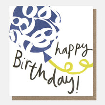 verjaardagskaart caroline gardner - happy birthday - blauwe ballon