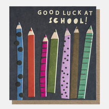 wenskaart caroline gardner - goodluck at school