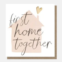 wenskaart caroline gardner - first home together