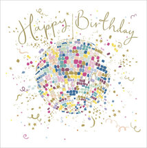 verjaardagskaart woodmansterne - happy birthday - discobal