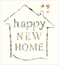 wenskaart nieuwe woning woodmansterne - happy new home