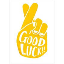 wenskaart woodmansterne - good luck