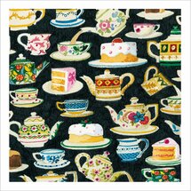 wenskaart woodmansterne - thee met gebak