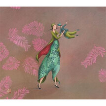 luxe wenskaart gaëlle boissonnard - moeder en kind