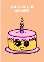 wenskaart sugar rush - you light up my life