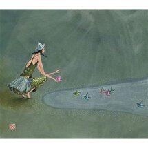 luxe wenskaart gaëlle boissonnard - papieren bootjes