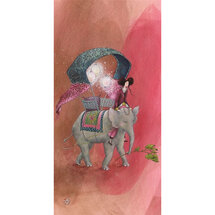 luxe wenskaart gaëlle boissonnard - ergens anders - olifant