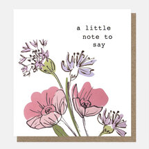 wenskaart caroline gardner - a little note to say