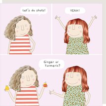 wenskaart rosiemadeathing - ginger shots