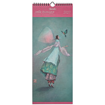 lange kalender 2026 - 2027 gaelle boissonnard - roze, blauw - 16 maanden