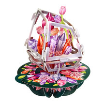 3D kaart - pirouettes cards - kristallen