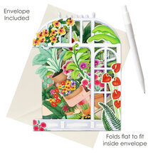 3D kaart - swing cards - botanische tuin