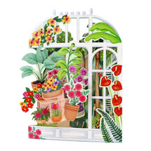 3D kaart - swing cards - botanische tuin