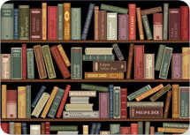 ansichtkaart - boekenkast