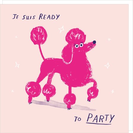 verjaardagskaart dog days - ready to party
