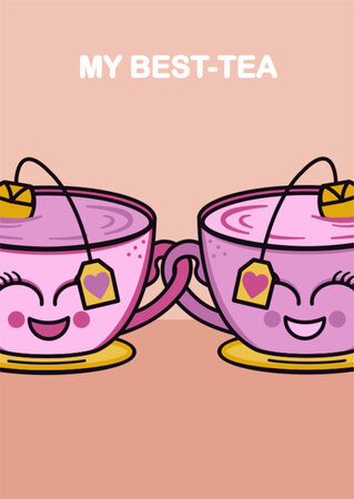 wenskaart sugar rush - my best-tea