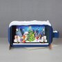 3D pop up kerstkaart - message in a bottle - kerstboom en kinderen
