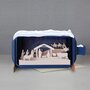 3D pop up christelijke kerstkaart - message in a bottle - kerststal
