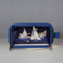 3D pop up wenskaart - message in a bottle - zeilboten