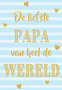 wenskaart golden touch - de liefste papa van heel de wereld