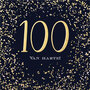 wenskaart 100 jaar - van harte!