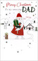 kerstkaart second nature  - merry christmas to my amazing dad - kerstman