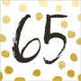 65 jaar - wenskaart piano color - 65