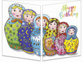uitklapbare wenskaart cache-cache - happy birthday