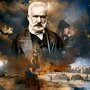 vierkante ansichtkaart met envelop André Sanchez - Victor Hugo