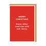 kerstkaart ohh deer - every other card was sold out sorry