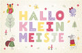 geboortekaartje - hallo klein meisje