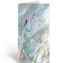 wenskaart - gaelle boissonnard - veldbloemen en vogel