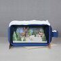 3D pop up kerstkaart - message in a bottle - herten in de sneeuw