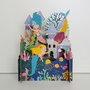 3d pop up kinderkaart - zeemeermin