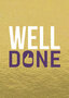 luxe wenskaart - well done