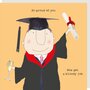 wenskaart geslaagd rosiemadeathing - so proud of you get a job