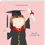 wenskaart geslaagd rosiemadeathing - so proud of you get a job -2-