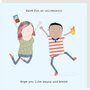 wenskaart geslaagd rosiemadeathing - have fun at university hope you like beans and booze