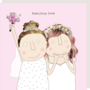 trouwkaart rosiemadeathing - fabulous love - 2 vrouwen