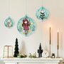 Set met 3 kerstballen van Gorjuss - Tis the season